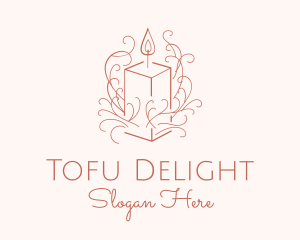 Fragrant Boho Candle logo design