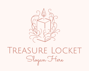 Fragrant Boho Candle logo design