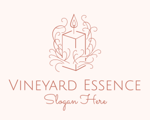 Fragrant Boho Candle logo design