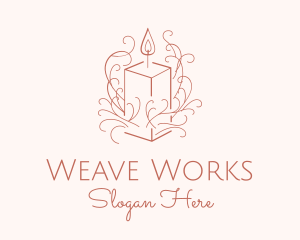 Fragrant Boho Candle logo design