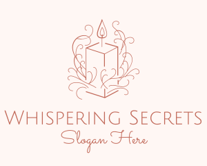 Fragrant Boho Candle logo design