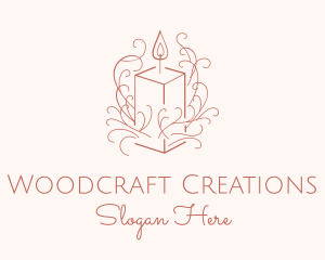 Fragrant Boho Candle logo design