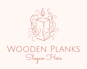 Fragrant Boho Candle logo design