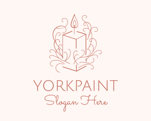 Fragrant Boho Candle logo design