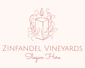 Fragrant Boho Candle logo design