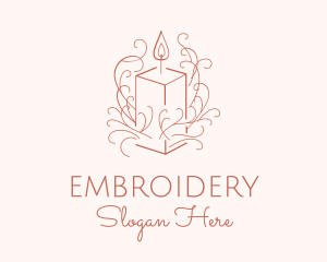 Fragrant Boho Candle logo design