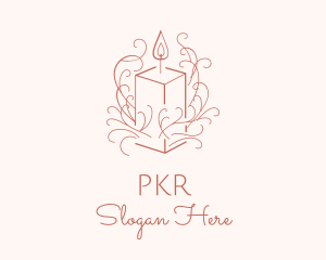 Fragrant Boho Candle logo design