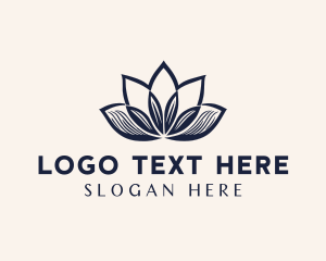 Flower - Holistic Lotus Flower logo design