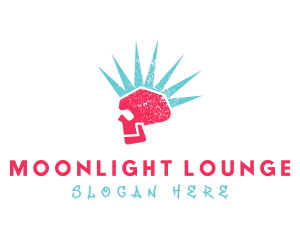 Nightclub - Skull Mohawk Nightclub logo design