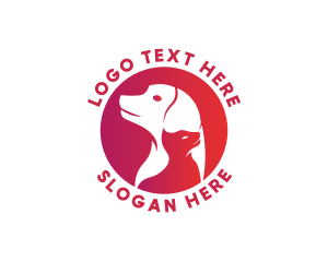 Animal Hospital - Cat Dog Veterinary logo design