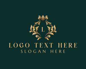 Hotel - Luxury Royalty Premium Ornament logo design