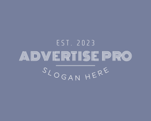 Advertisement - Generic Stripe Business logo design