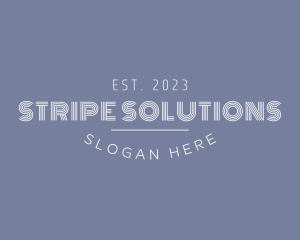 Generic Stripe Business logo design