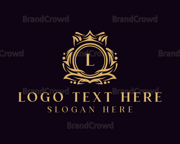 Luxury Wreath Royalty Logo