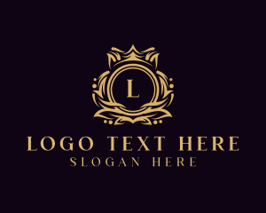 Wreath - Luxury Wreath Royalty logo design