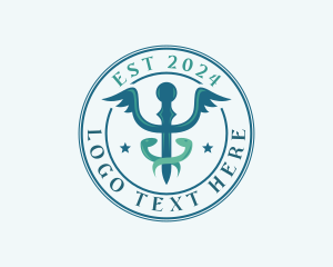 Caduceus - Clinical Healthcare Medic logo design