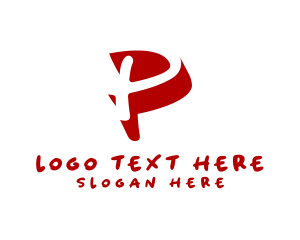 Blog - Playful Child App Letter P logo design