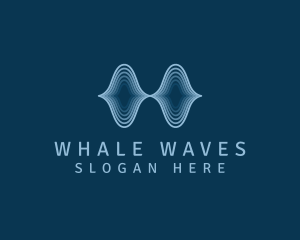 Ocean Wave Ripple logo design