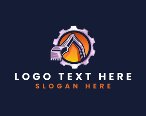 Digger - Excavation Gear Digging logo design