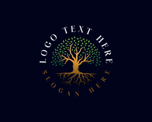 Tree Planting - Eco Tree Nature logo design