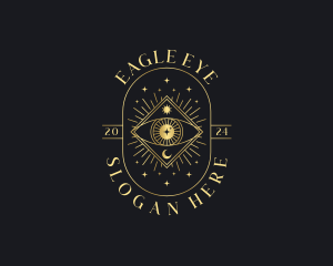 Sun Moon Eye logo design