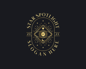 Sun Moon Eye logo design