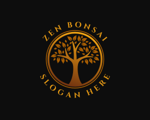 Bonsai - Tree Leaf Nature logo design