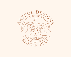 Beauty Nail Polish logo design