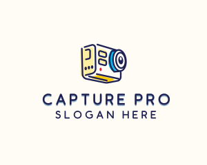 Adventure Camera Lens logo design