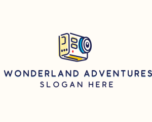 Adventure Camera Lens logo design