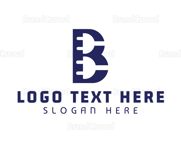 Electric Plug B Logo