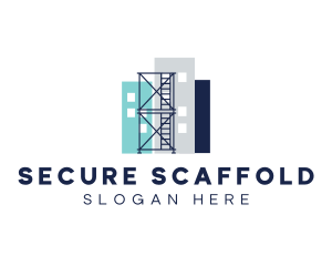 Scaffolding - Building Structure Scaffolding logo design