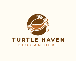 Organic Coffee Tortoise  logo design
