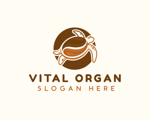 Organic Coffee Tortoise  logo design