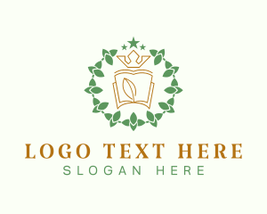 Online Class - Crown Book College logo design