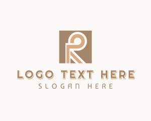 Letter De - Business Agency Letter R logo design