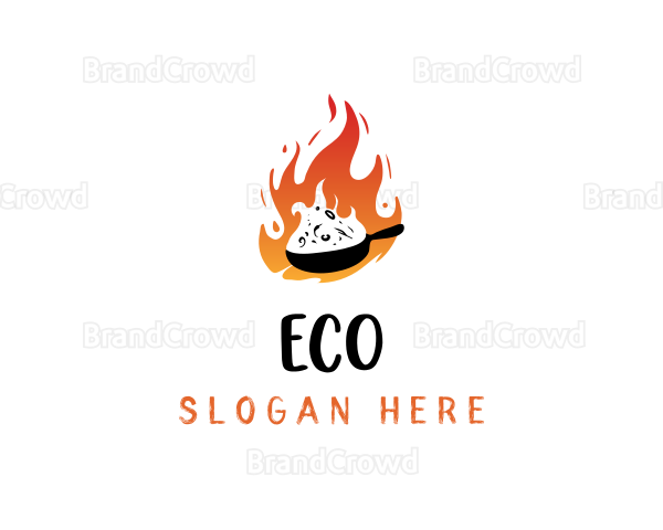 Hot Cuisine Food Logo