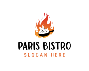 Hot Cuisine Food logo design