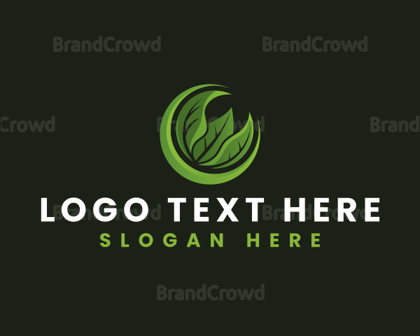 Organic Leaf Gardening Logo