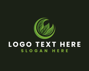 Leaf - Organic Leaf Gardening logo design