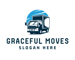 Truck Vehicle Logistics logo design