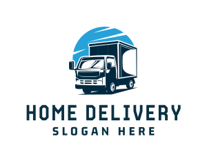 Truck Vehicle Logistics logo design