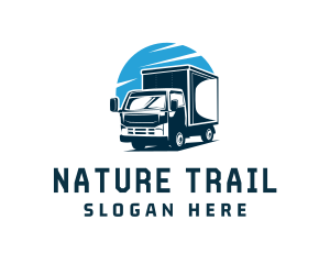 Trail - Truck Vehicle Logistics logo design