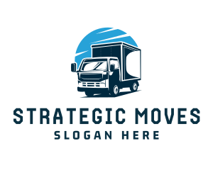 Truck Vehicle Logistics logo design