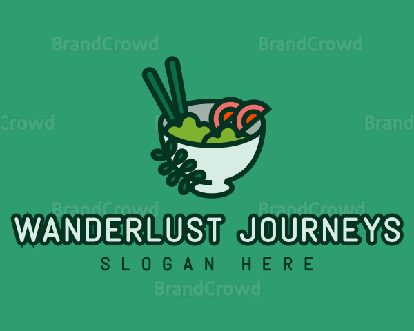 Healthy Salad Bowl Logo