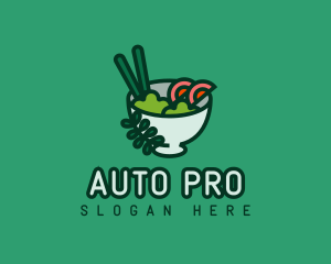 Healthy Salad Bowl Logo