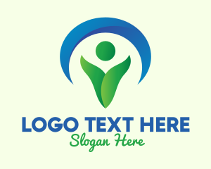Living - Green Environmentalist Conservation logo design