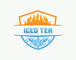 Hot Cold Ventilation logo design