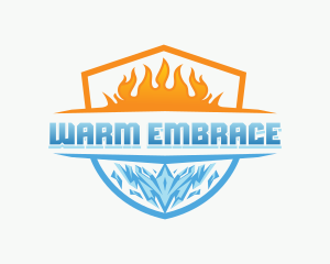 Hot Cold Ventilation logo design