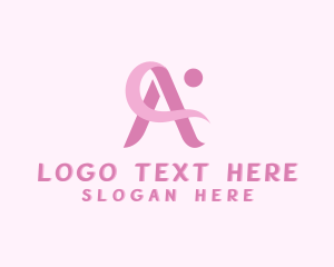 Cosmetics - Beauty Cosmetics Makeup Letter A logo design